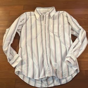 Thom Browne Men’s Striped Button-Down
